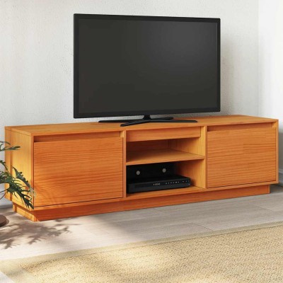 TV cabinet, wax brown,...
