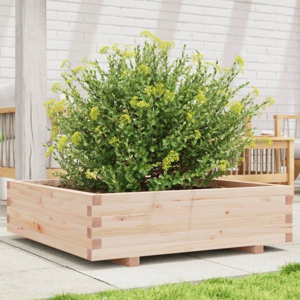 Garden trough, 90x90x26,5cm, pine wood array