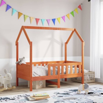 Children's bed frame, wax...