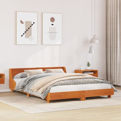 Bed frame without mattress,...