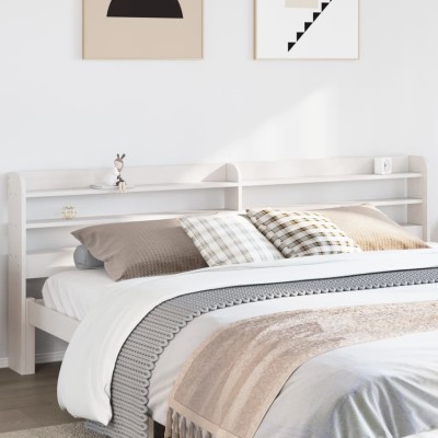Headboard with shelves,...