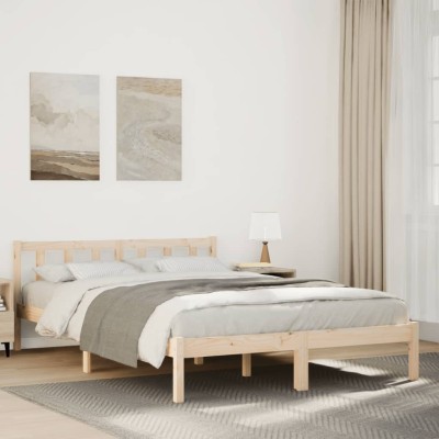 Bed frame without mattress,...