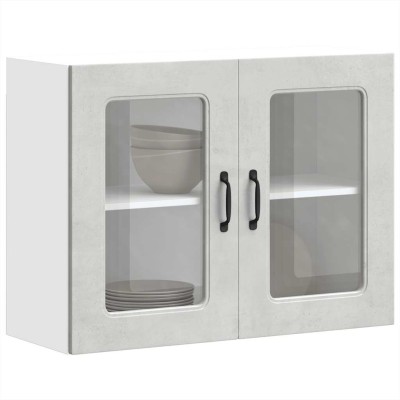 Kitchen cabinet with glass...