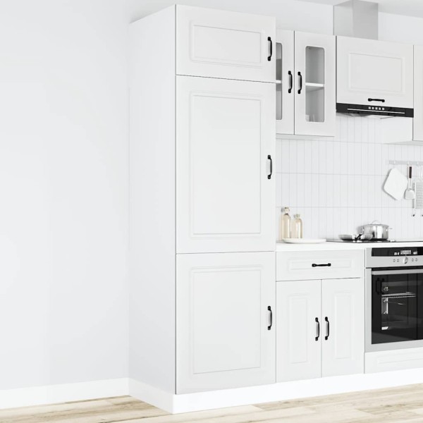 kitchen cabinet "Kalmar" white engineered wood