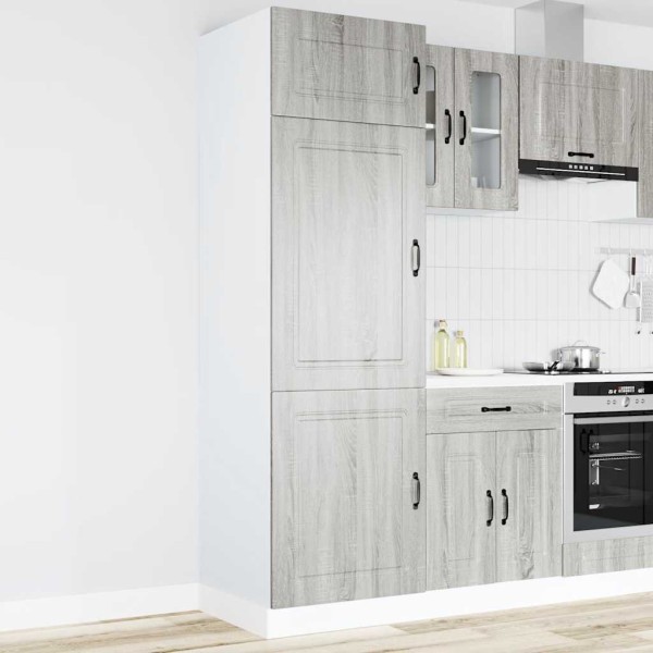 kitchen cabinet "Kalmar" Gray Sonoma Engineered Wood