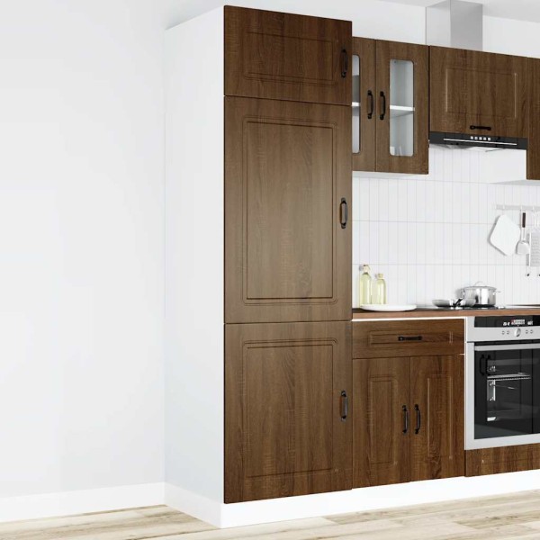 Kitchen cabinet "Kalmar" Brown oak engineered wood