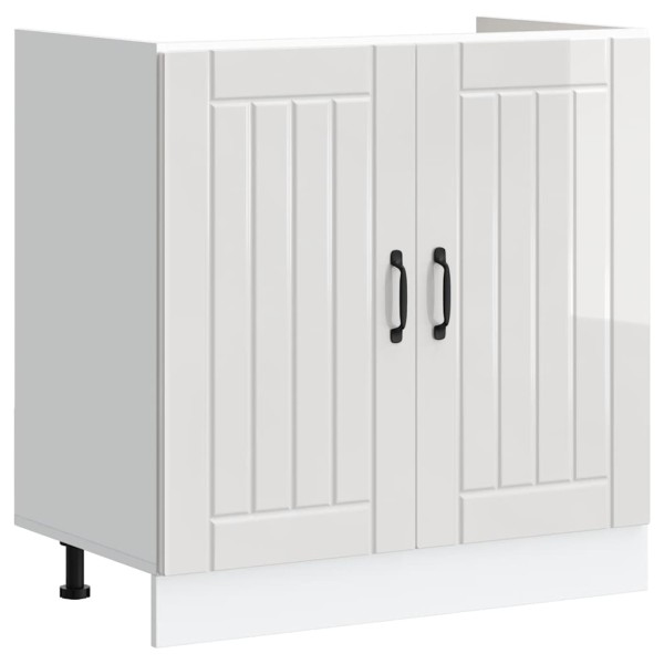 sink base cabinet "Lucca" Glossy white