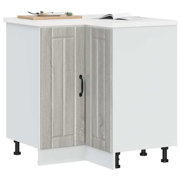 kitchen corner cabinet "Lucca" Gray Sonoma Engineered Wood