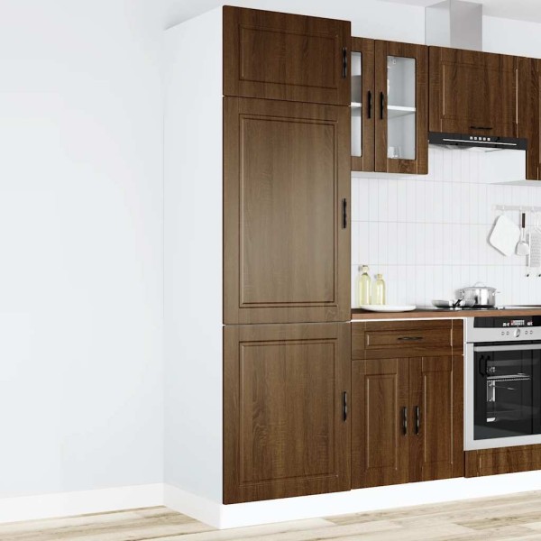 Kitchen cabinet, Porto, brown oak, processed wood