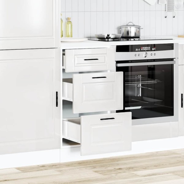 Kitchen cabinet, Porto, glossy white, engineered wood
