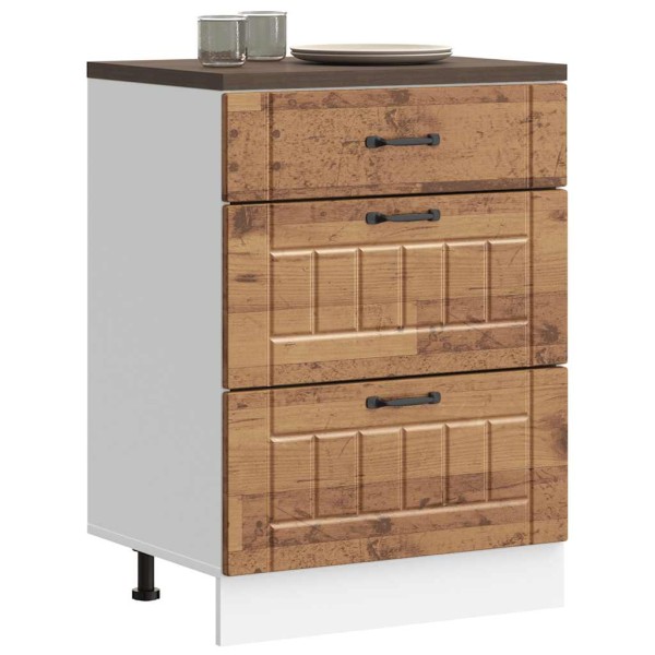 Kitchen cabinet, Lucca, wood, processed wood