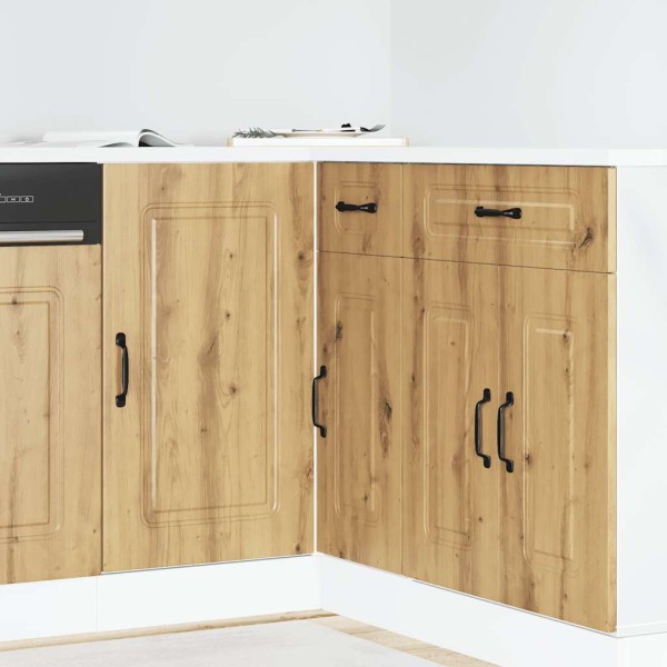 Kitchen cabinet, Kalmar, artisan oak, processed wood