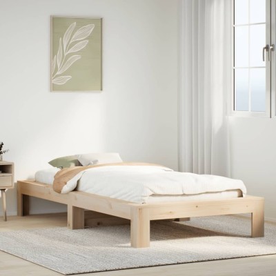 Bed frame without mattress,...