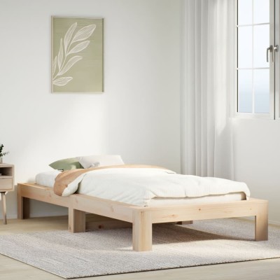 Bed frame without mattress,...