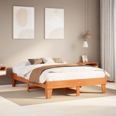 Bed frame without mattress,...
