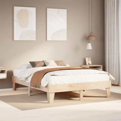 Bed frame without mattress,...
