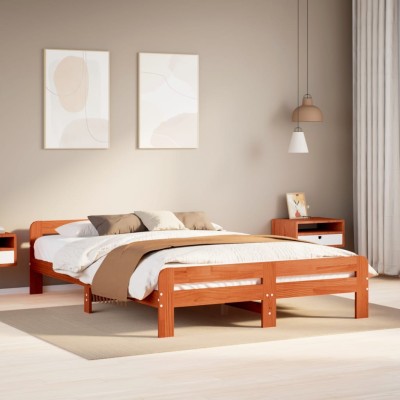 Bed frame without mattress,...