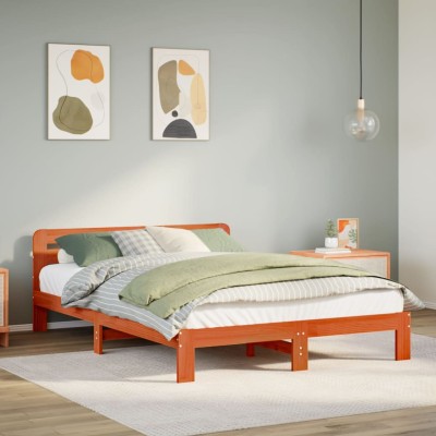 Bed frame without mattress,...