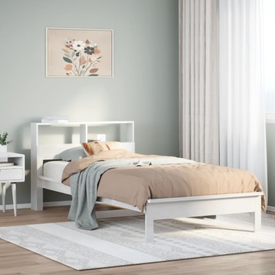 Bed with bookcase without...