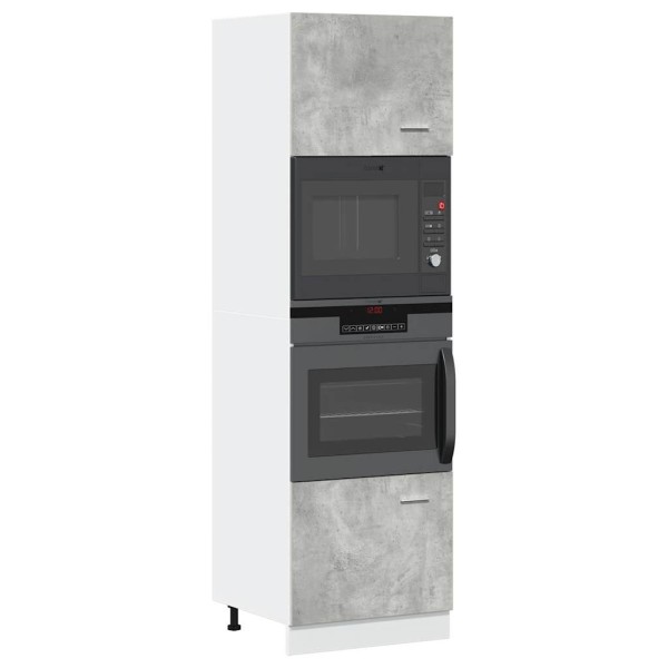 Cabinet for microwave oven, "Lyon", concrete gray