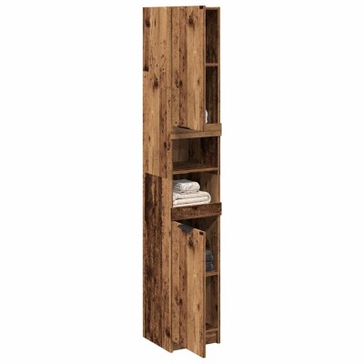 bathroom cabinet old wood...