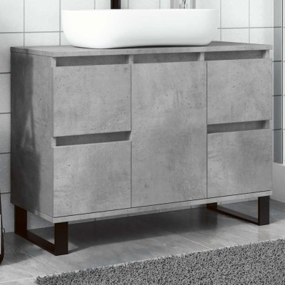 Bathroom cabinet, concrete...