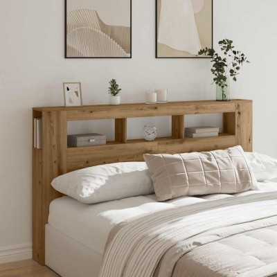 LED headboard, artisan oak,...