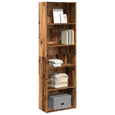 Bookcase, aged wood,...