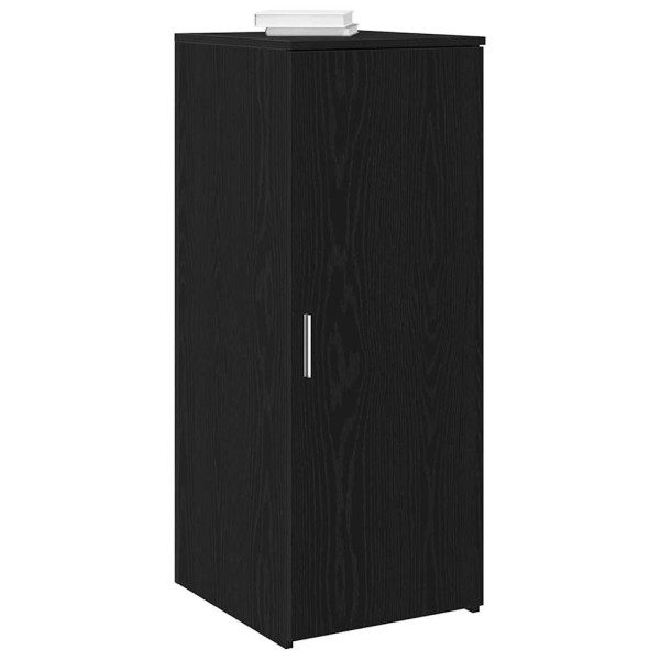 Storage box, black, 40x45x103.5 cm, engineered wood