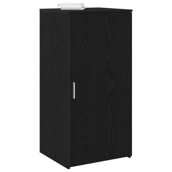Storage box, black, 50x45x103.5 cm, engineered wood