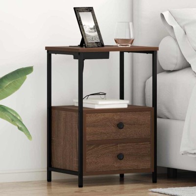 Bedside cabinet 2 pcs Brown...
