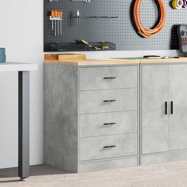 Garage wardrobe, 60x51x85 cm, solid pine wood