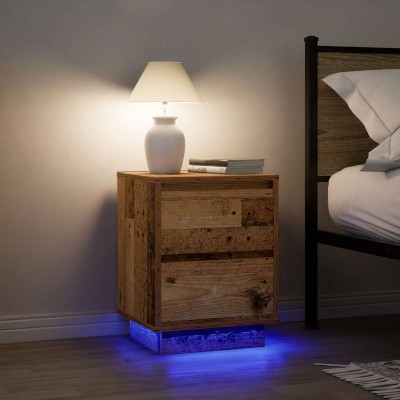 bedside cabinets with LED...