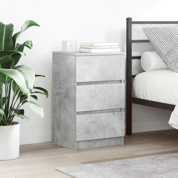 Bedside cabinets with 3 drawers, 2 pcs., 39x35x65 cm