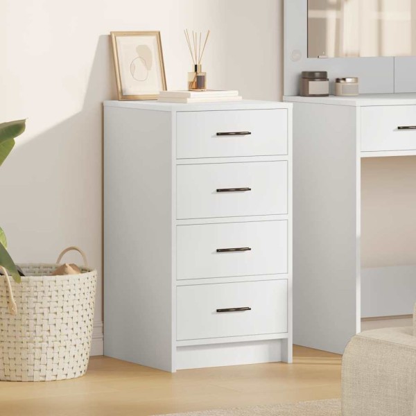 Cabal with drawer White 40 x 41 x 75 cm Treated wood