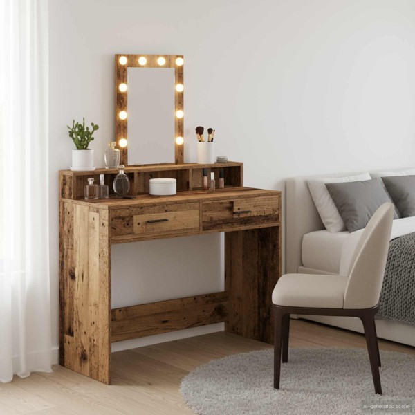 Dressing table Brown 100 x 41 x 140 cm Treated wood