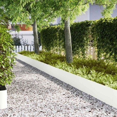 Lawn edge 20 pcs White 100...