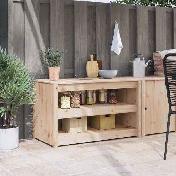 Kitchen cabinet MEPPEL Brown oak 106 x 55 x 64 cm