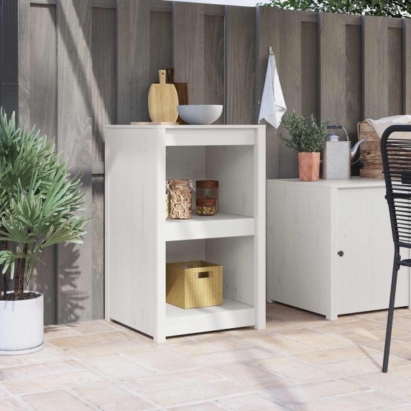 Kitchen cabinet with shelf MEPPEL White 55 x 55 x 92 cm