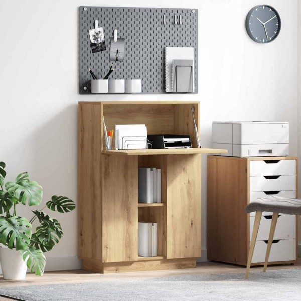 Table with shelf Artisan oak 71.5 x 31.5 x 106.5 cm