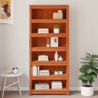 Bookcase Wax brown 80 x 35...
