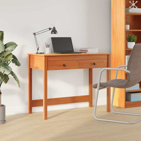 Table Max Brown 100 x 50 x 78 cm Solid pine wood