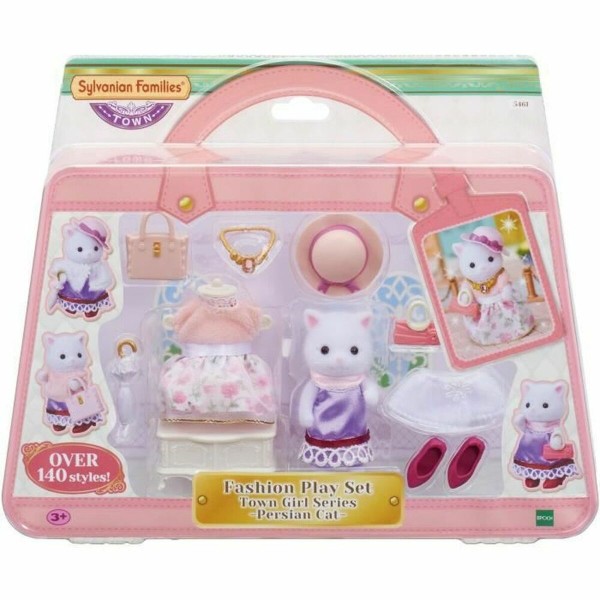 Nukkesetti Sylvanian Families The Fashion Suitcase And Big Sister Persian Cat