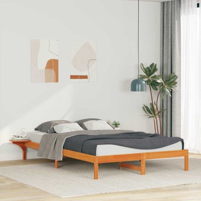 Bed frame with side tables...