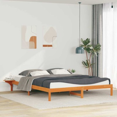 Bed frame with side tables...