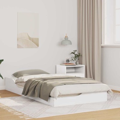 Bed frame White 90 x 190 cm...