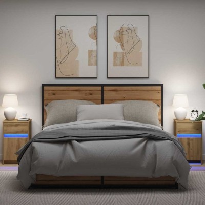 LED bedside table with...