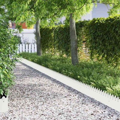 Lawn edging 30 pcs White...