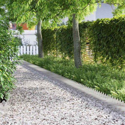 Lawn curbs 20 pcs Silver...