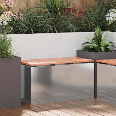 Garden bench Silver 80 x 40...